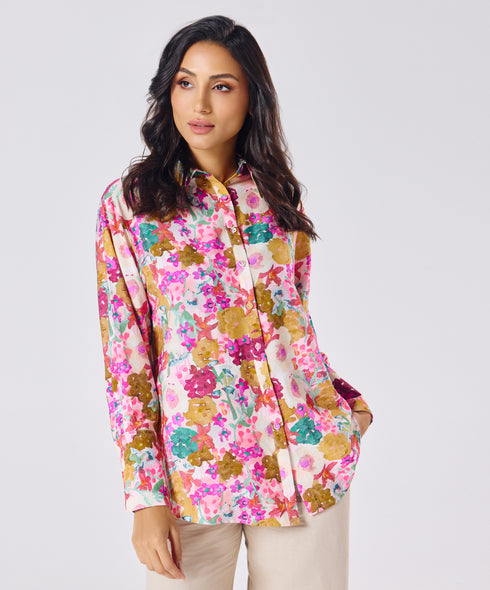 Oversized Printed Shirt
